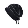 Winter Knit Beanie With Rolled Edge And Design For Casual And Sport Use