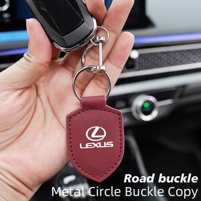 Auto Leder Schlüsselanhänger Schlüsselring Dekoration Zubehör Für F SPORT GX460 Ct200h IS250 ES 220D IS200 Fsport GS GX IS LS LX NX