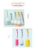 Baby Bottle & Nipple Brush Set, Long Handle Rotating Cup Brush, Thermos Cleaner