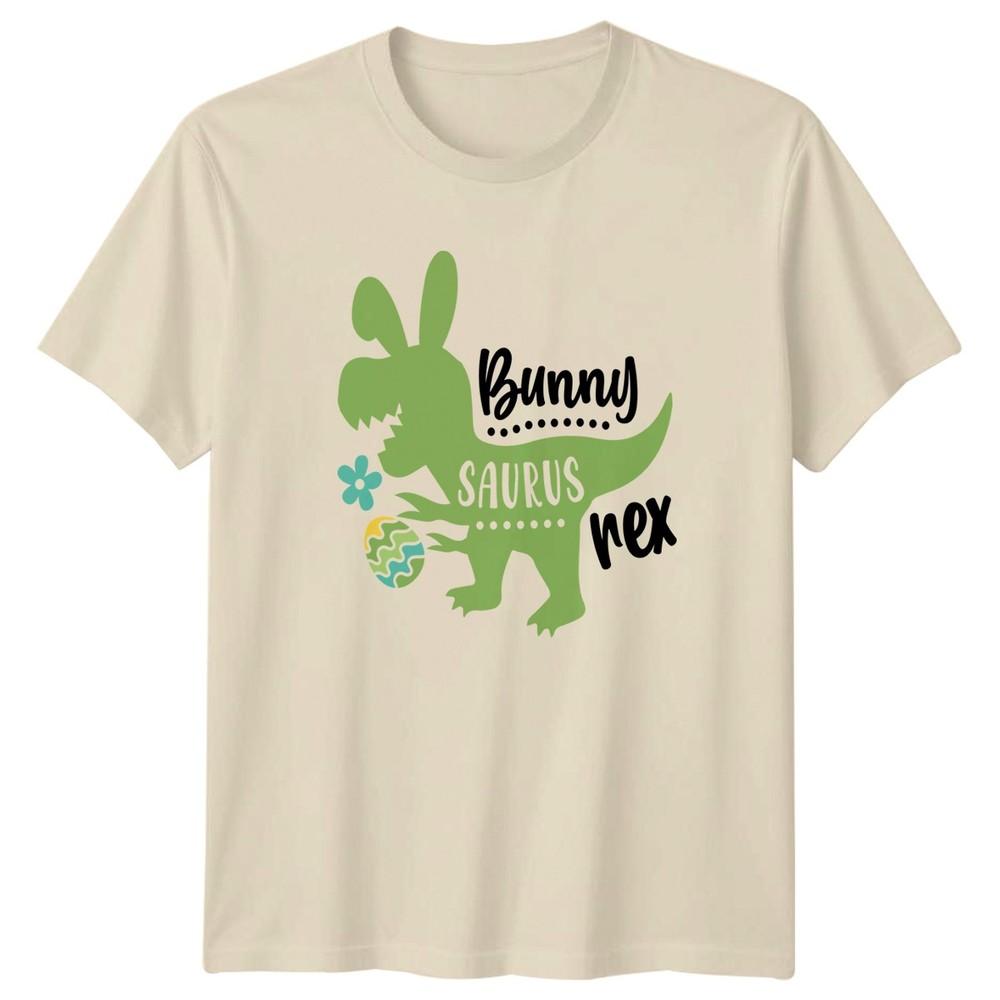 Bunny Saurus Rex TShirt Dinosaur Easter Seasonal Gift For Him And Her