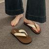 Casual style flip-flops women wear beach soft-soled toe cold slippers in summer