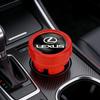 Car Cigarette Lighter Cover DustProof Decoration Cap For Lexus RX330 Fsport IS200 IS250 RX350 GX NX300h Ct200h ES300h IS300h
