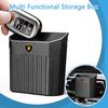 1Pcs Clip-on Storage Box Keys Sunglasses Storage For Lamborghini Organizer Compact Dashboard Storage Pouch Car Storage box TT3