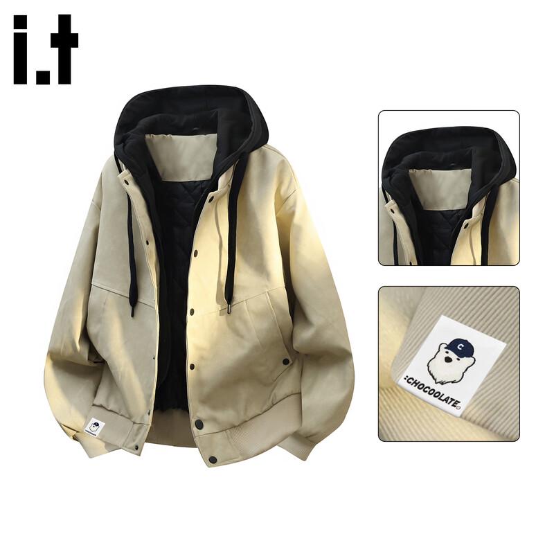 Мужская повседневная свободная куртка CHOCOOLATEit в американском ретро-стиле 3XL