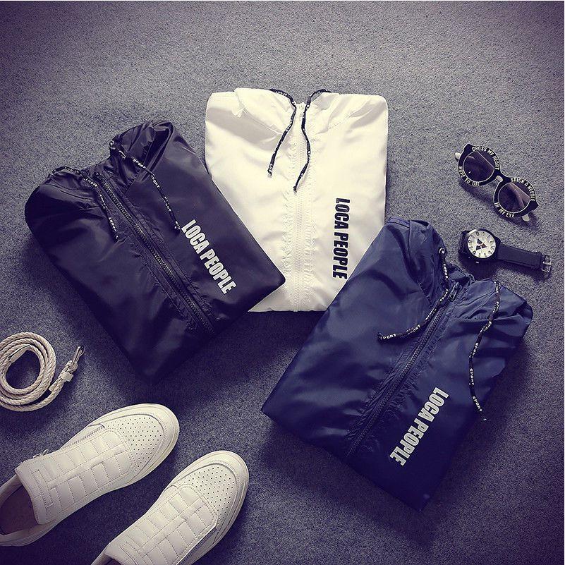 Premium Quality Men's Casual Hooded Coat Slim Fit Jacket Stylish Windbreaker Hoodie