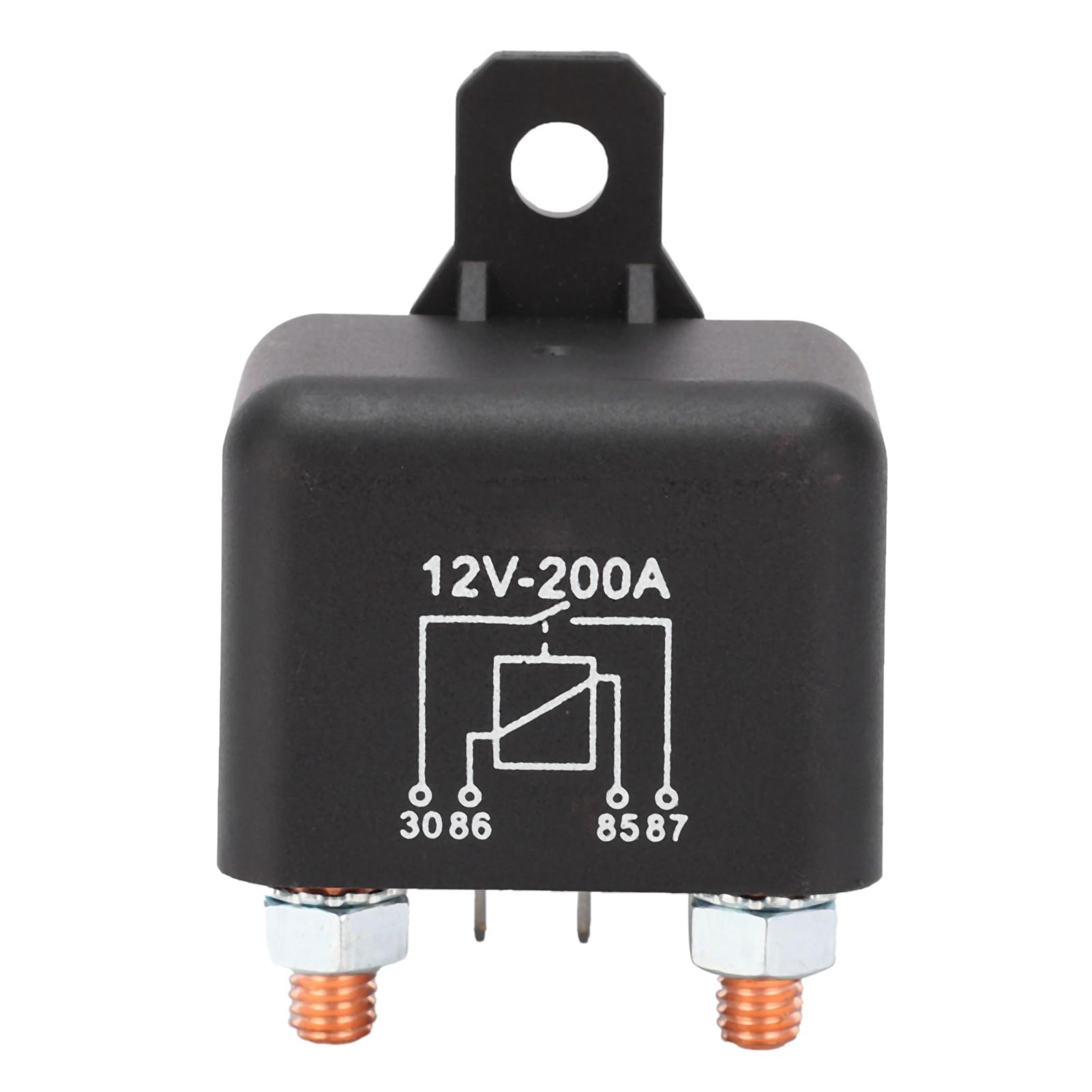 

Start Relay Small 200A Normally Open 4 Pin Automotive Marine Distribution Control Equipment 12V