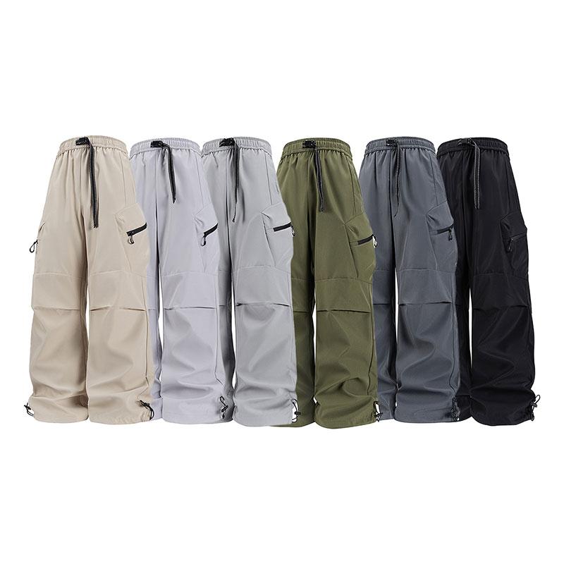 Frühling Herbst Freizeit Hose Mode Locker Bequem Atmungsaktiv Mehrere Taschen Cargo Lange Hose Fitness Laufen Freizeit Hose