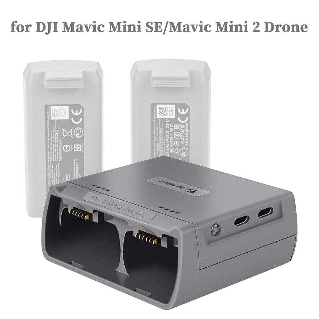 Newest Fast Smart Battery Charger with USB Port Battery Charger for DJI MINI 1/MINI Drone Battery Charging Hub