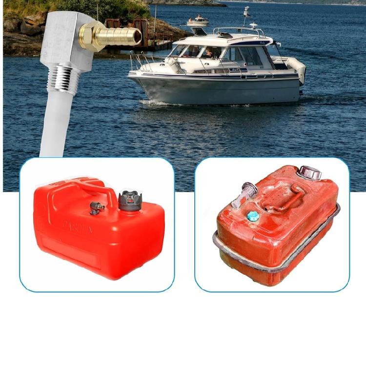 Tuyau Flexible Siphon de Carburant en Plastique et Métal avec Filtre Remplaçable 7-0948 Convient Pour Systèmes Marins E10 E85 Éthanol