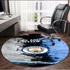 Manchester City FC Print Round Rug, Washable Floor Carpet, For Entryway Dorm Laundry Room Office Study, Home Decor Birthday Christmas Gift