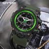 Sanda Men's Trendy Multifunctional Waterproof Sport Wristwatch.