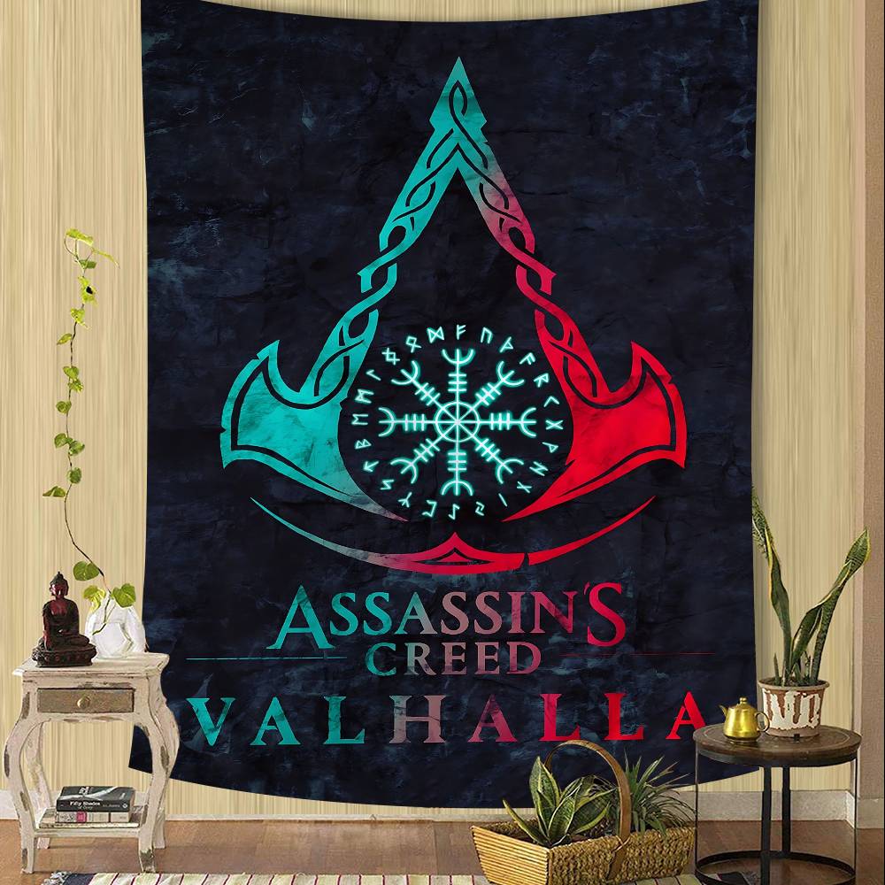 AAssassins CCreedes Cartoon Tapestry Wall Hanging Decoration Household Home Decor