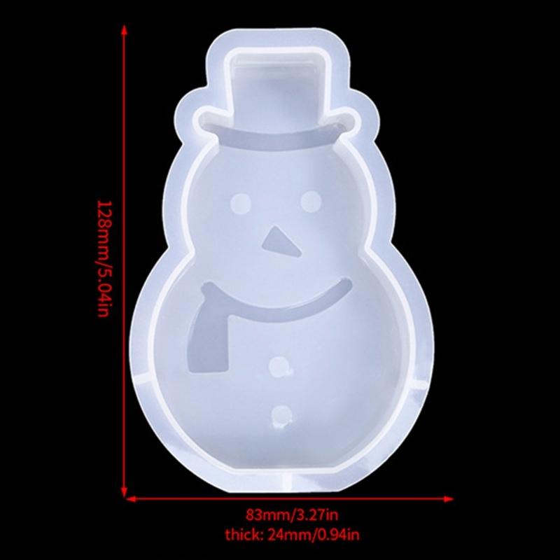 6/8Pcs Halloween Themed Silicone Candle Moulds for Epoxy Resin, Christmas Theme Silicone Candle Molds for Candle, Soap