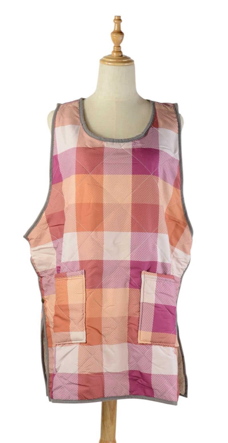 

Friends Hill Noble Check Quilt Tablier Pink YW-107-26