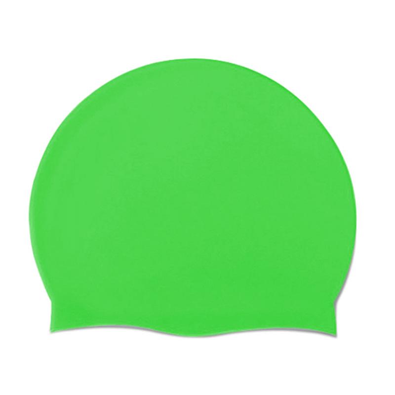 Universal Plus Size Silicone Swimming Cap for Men, Women, and Children - Comfortable, Non-Tight Fit