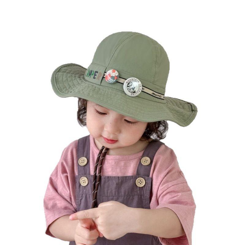 Children's Hats Summer Thin Quick Drying Hats  Baby Summer Sun Protection Hats  Boys  Sun Hats  Girls  Fisherman Hats  Kids