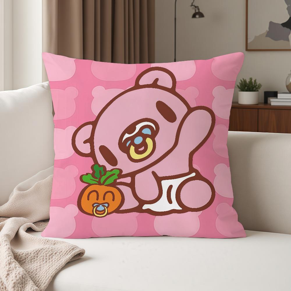 Cartoon G-Gloomy Bear Pillow Case Suitable For Bedrooms Living Rooms Cars Home Decoration