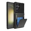 Do Samsung Galaxy S25 S24 Ultra S25 S24 Plus S24 FE Etui Portfelowe z Uchwytem na Karty, Dwuarstwowe Wytrzymałe Odporne na Wstrząsy Pokrowiec na Telefon