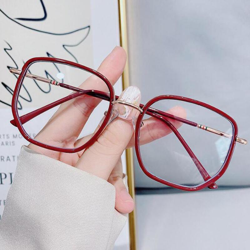Fashion Square Frame Myopia Glasses Women Optical Eyewear Prescription -1.0 to -6.0 Lightweight Comfortable