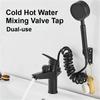 Toilet Countertop WashBasin Tap Bathroom Basin Faucets Deck Mounted  Multifunctional Hot and Cold Water Tap Bathroom Mixer Valve