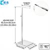 Adjustable Stainless Steel Floor-Standing Bag Display Stand for Women's Bags