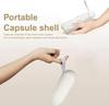 Mini Pocket Five - Folding Compact Portable Capsule Umbrella for Womens Rain and UV Pure Color 6 Bone Parasol