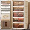 Foldable Multi-Layer Storage Cabinet for Clothing, Snacks, Books, and Toys