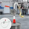 Manual Fuel Diesel Pump Oil Diesel Barrel Pump 32mm Oil Outlet Pipe Adjustable Drum Pump Outdoor Car Gasoline Transfer Tools