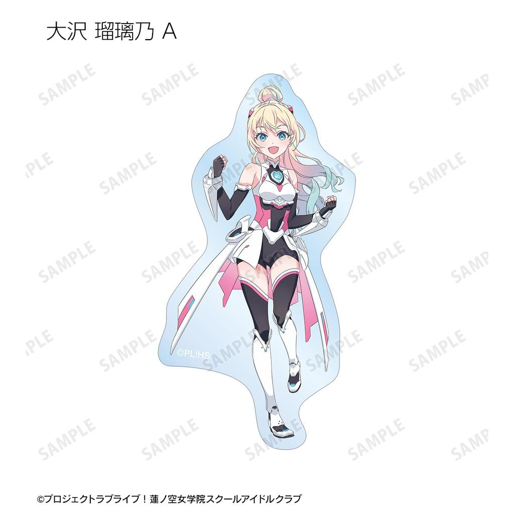 Love Hasunozora Academy School Idol Club Original Drawing Trading Stickers BOX of 10 Live! Girls' Fanfare!!! Die-Cut