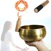 Nepal Tibet Buddha Music Therapy Relaxation Heal Singing Bowl Wood Stick Decor