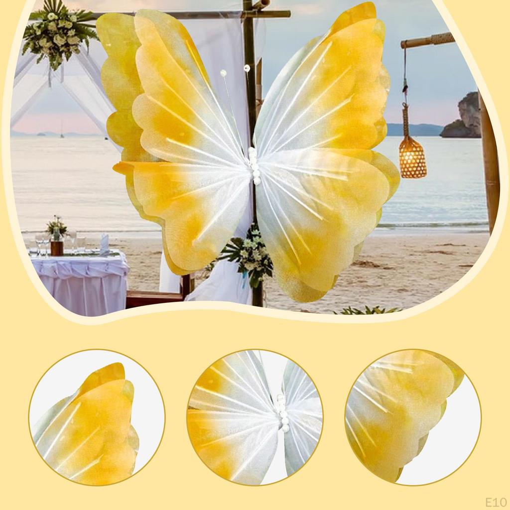 Artificial Butterfly Decoration Wedding Accessory Party Ornament Wall Decor Birthday