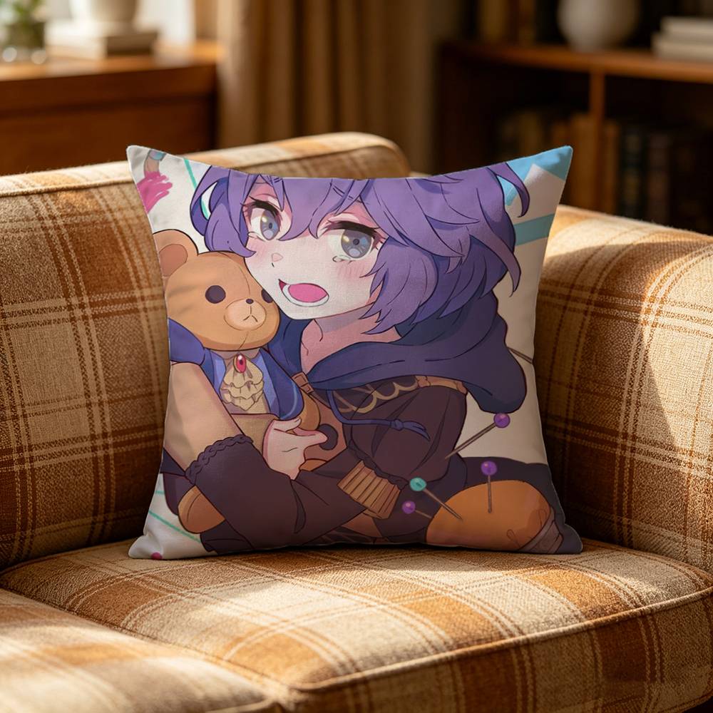 Bernadetta Fire Emblem Pillow Case Pattern Printed Pillowcase For Living Room Sofa Cushion Cover
