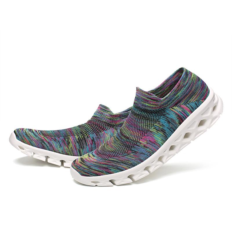 Sneakers Womens Comfortable Casual Shoes Slip on Breathable Mesh Fashion Running Shoes Unisex Mens Tennis Lightweight Sneakers