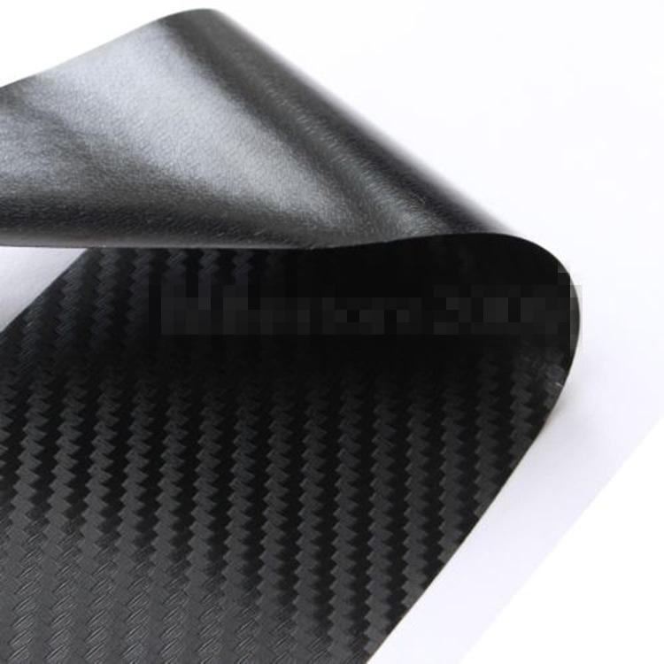 Carbon Fiber Car Door & Trunk Bumper Protector Sticker, Anti-scratch & Anti-stepping, 90-104cm.