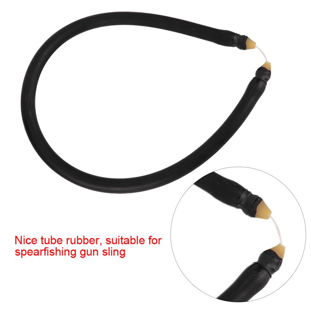 3*16mm Spearfishing Rubber Band Sling Spearfishing Diving Tube Latex Tubing(black)