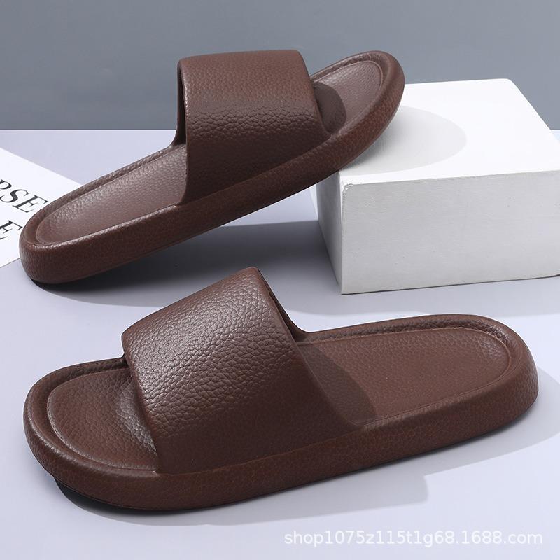 Slippers men's new summer non-slip soft bottom casual indoor can be home two wear bathroom mopping