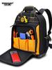 Durable Electrician Tool Backpack: Portable, Multi-Functional, Sturdy Canvas Repair & Storage Bag