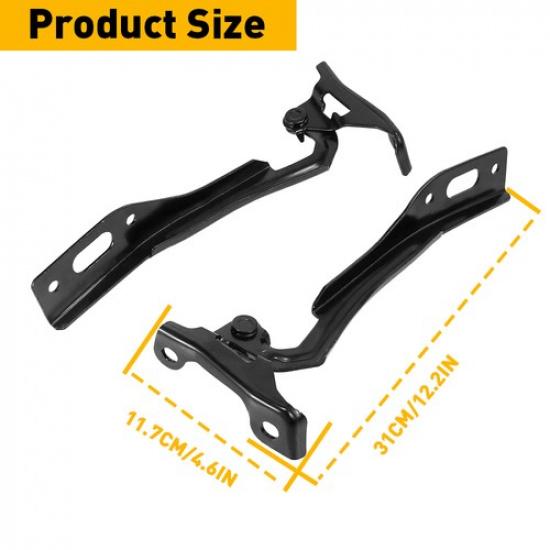 2/4X Hood Hinges Driver & Side Passenger For 2012 2013 2014 2015 Honda Civic EKK