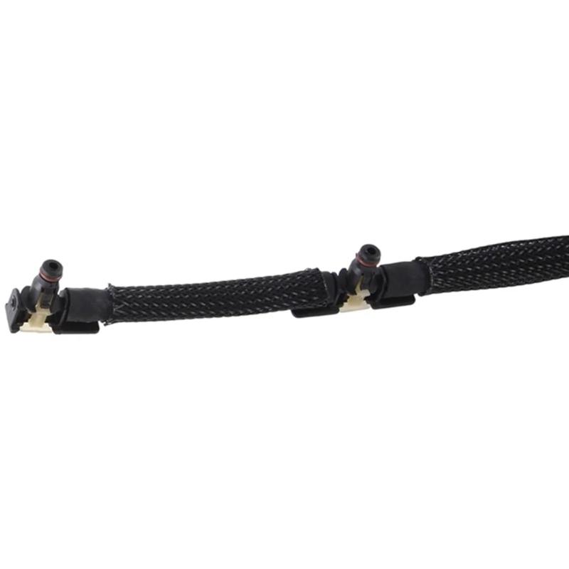 Fuel Injector Return Pipe Leak Offs and Clip LR082275, JDE38281 Fuel Overflow Hose for Select Models