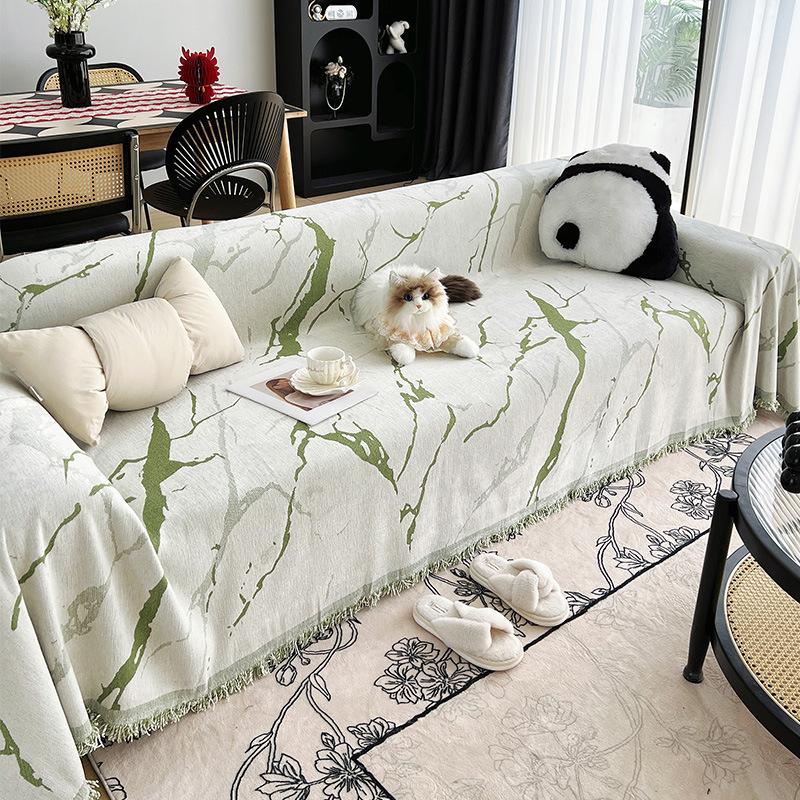 

Высококачественное синельное диванное полотенце с полным покрытием, легкое роскошное одеяло с кондиционером, подушка для защиты от кошачьих лап 110*110cm