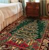 Regal Christmas Tree Poinsettia Rug Vintage Xmas Home Decor Cozy Winter Decor Festive Cottagecore Rustic Holiday Traditional