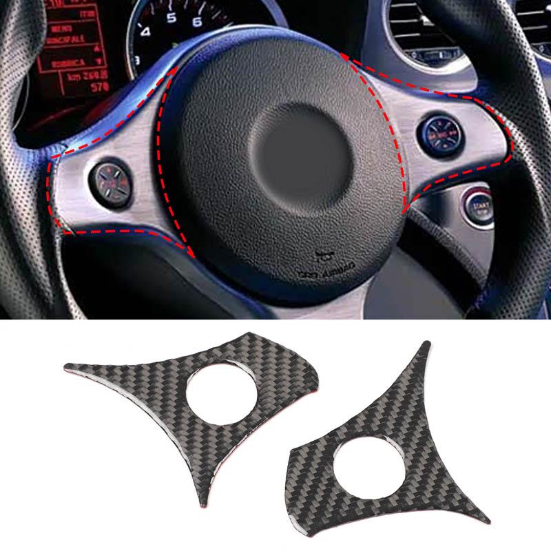 Carbon Fiber Set Gear Shift Door Trim Car Interior Accessories Decorative Stickers for Alfa Romeo 159 Brera/Spider 2004-2011 LHD
