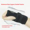 Alça de pulso com suporte de placa de alumínio, suporte de pulso ergonômico, adequado para a vida diária de trabalho, artrite, etc.. ( Opcional para mãos esquerda e direita)