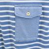 Nigel Cabourn Made In Japan Border Pattern Long Sleeve Cut 50 Blue Men's Used