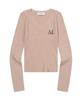Mucent Gianni V-Neck Crop Ribbed Knit (5 Colors)
