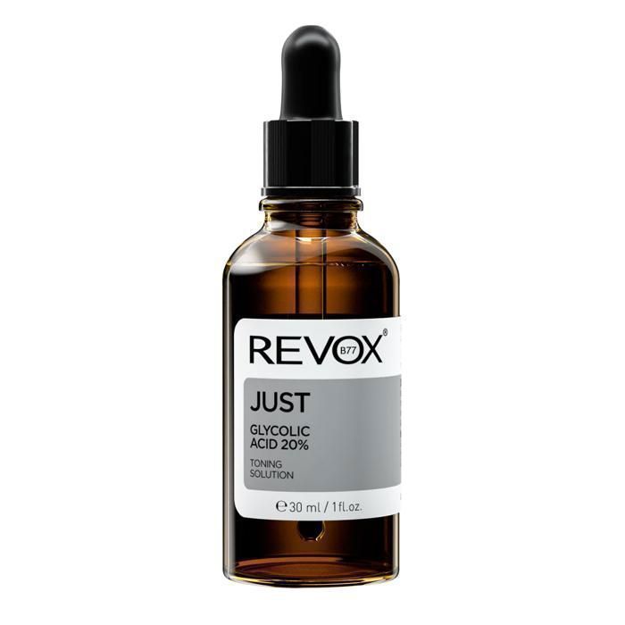 Solution tonifiante - REVOX B77 - JUST GLYCOLIC ACID 20% - 30ml - Sans alcool - Pour tous types de peau