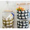 Wall Mounted 3 Bags Storage Bag Kitchen Supplies Fluid Systems Multilayer Bags Tool