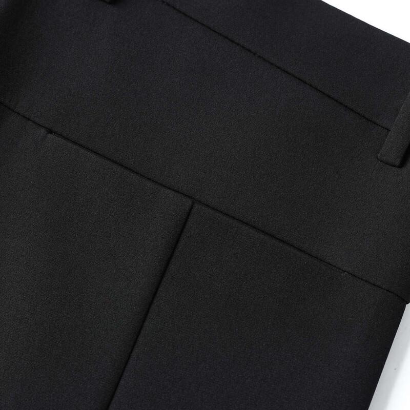 JOW Men's Thick Wrinkle-Resistant Straight-Leg Business Casual Pants