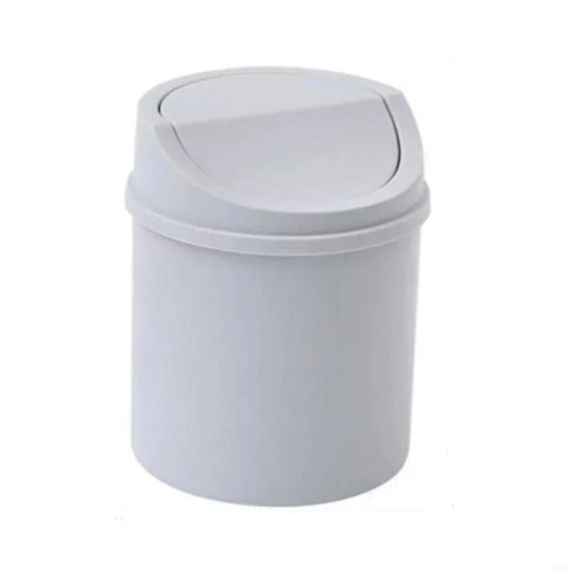 

Compact Miniature Trash Bin Storage Bucket For Desk Use In Bedroom Or Office X3UC