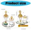 Artistic Rotating Incenses Burners Set With Jar For Yoga Room And Home Centerpieces Arabic Styles Table top Decors